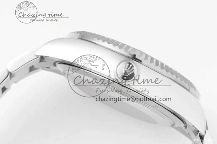 0124 Unisex Skydweller SS Noob Best Edition White Dial on SS Oyster Bracelet A23J 2288